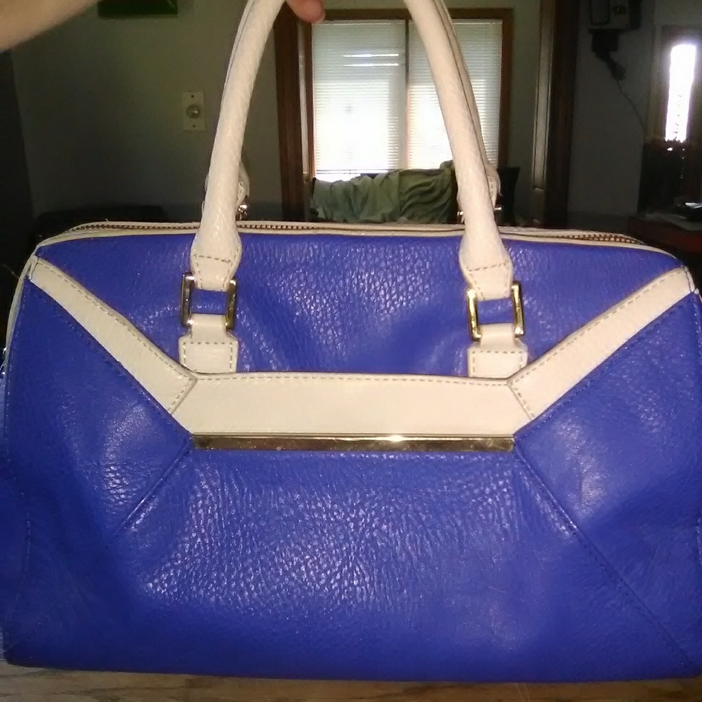 Olivia & Joy🦋Cobalt Blue speedy Bag w/strap